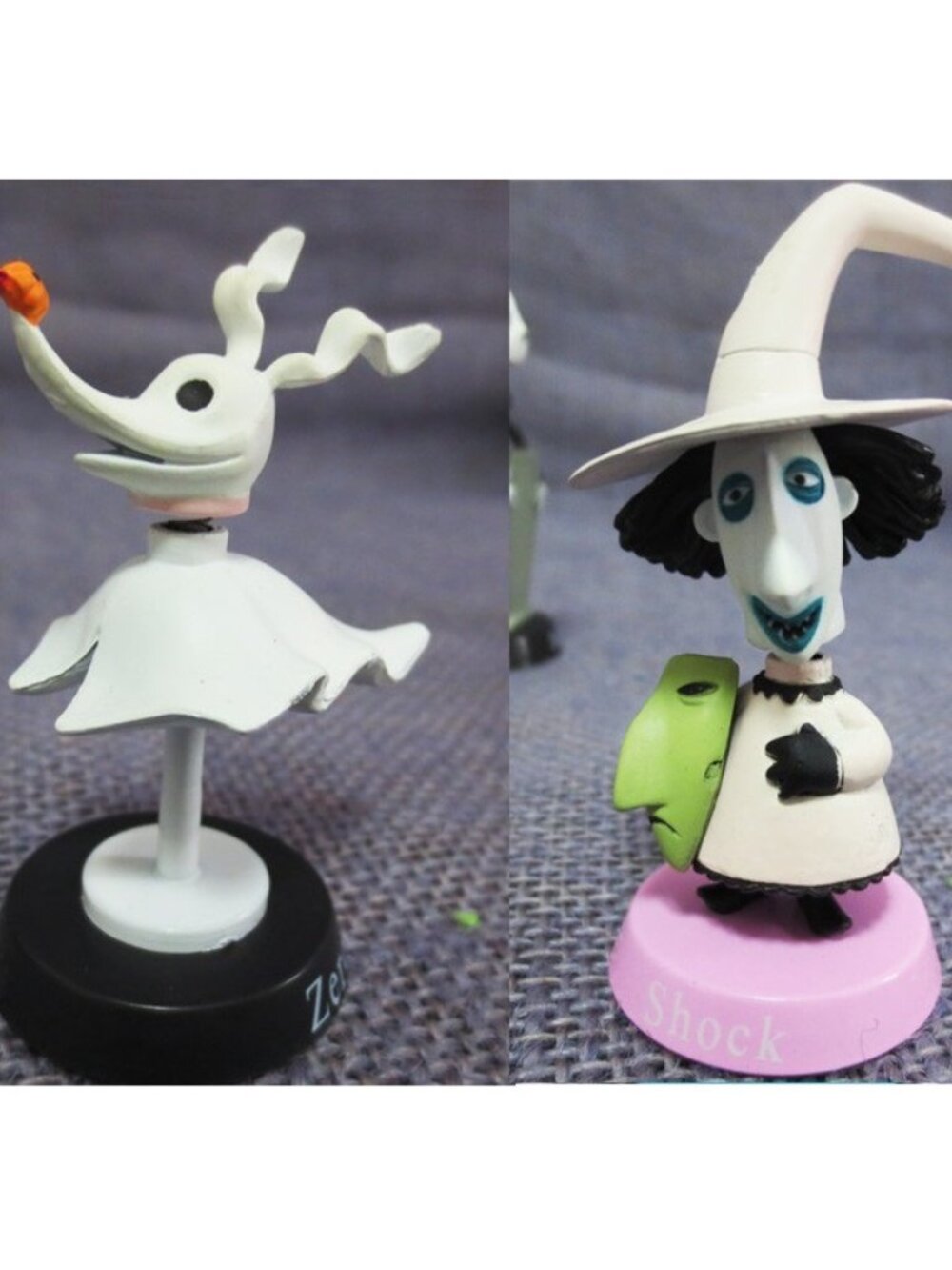 Nightmare Before Christmas Playset 6 Figure Cake Topper Toy Set Collectible - Picture 4 of 5